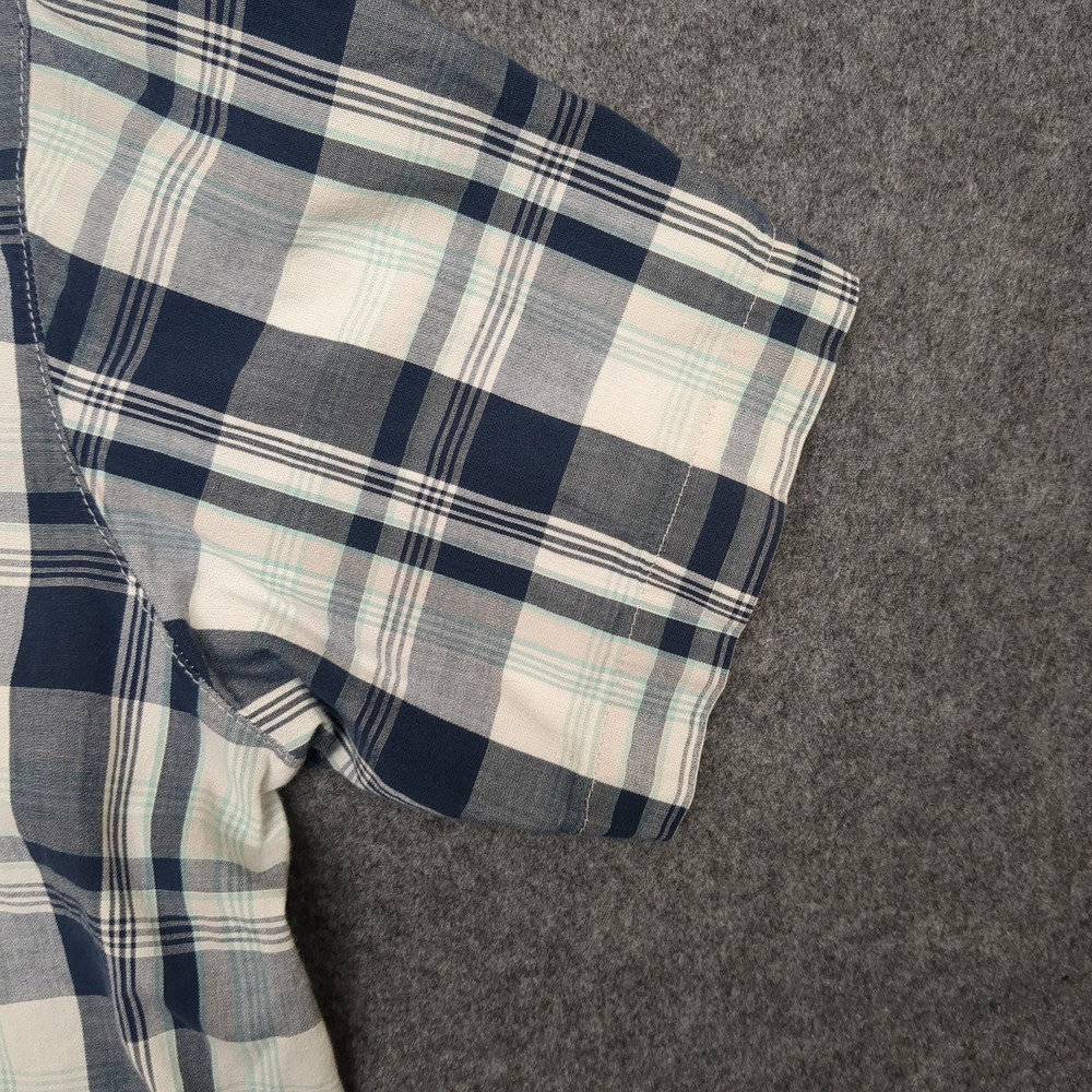 Columbia Mens Regular Fit Plaid Short Sleeve Button Down Shirt Size‎ M - Picture 6 of 11